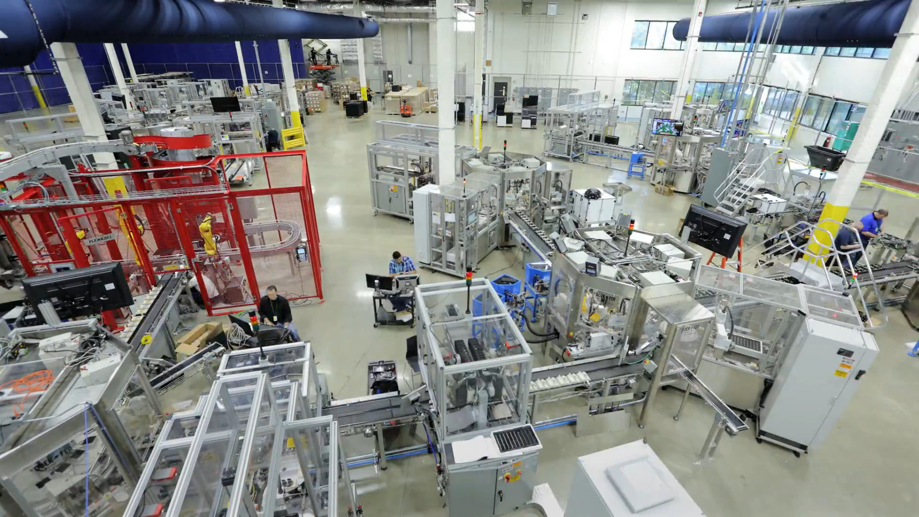 the amazing automated manufacturingassembly line of the Steam